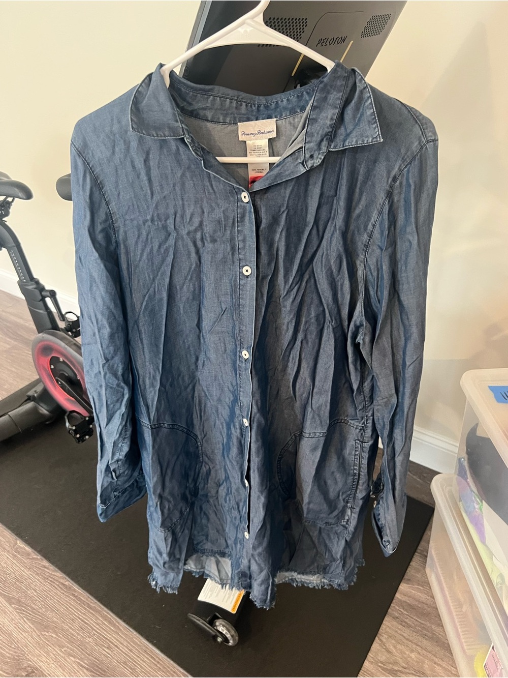 Tommy Bahama Lightweight Denim Button-Up dress - Indigo Blue